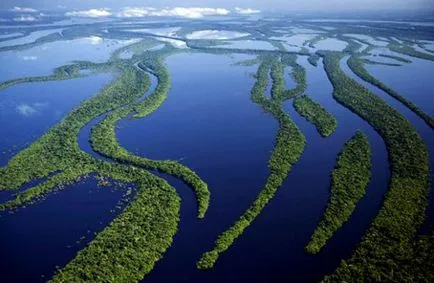 A legnagyobb és leghosszabb folyója, Dél-Amerika, az Amazonas