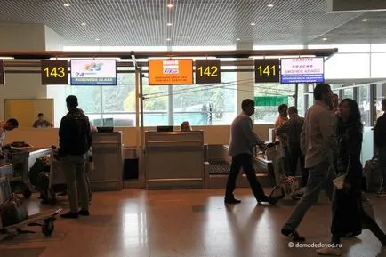 Auto-înregistrare la aeroportul Domodedovo de raportare de instrucțiuni, domodedovod - totul despre