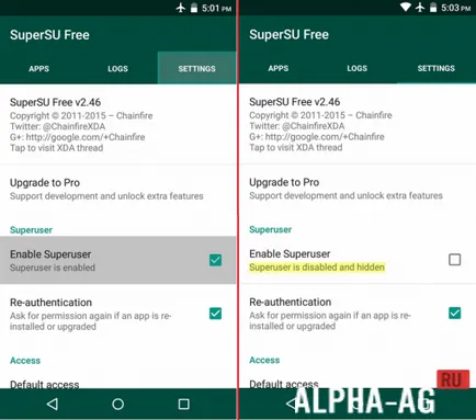 Az alkalmazás letöltése superuser orosz android