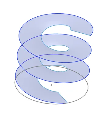 Készítsen spirál geometria SolidWorks CAD-Journal