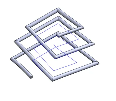 Készítsen spirál geometria SolidWorks CAD-Journal