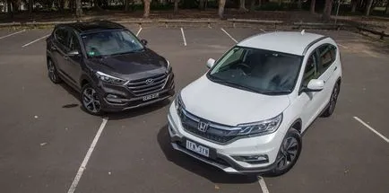 Összehasonlító teszt meghajtó Hyundai Tucson és Honda CR-V
