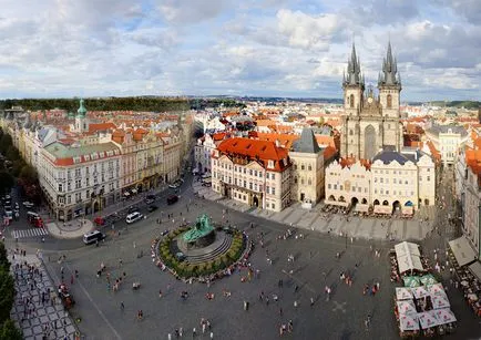 Piața Orașului Vechi Biserica Tyn, Old Town Hall, Praga Ceasul Astronomic