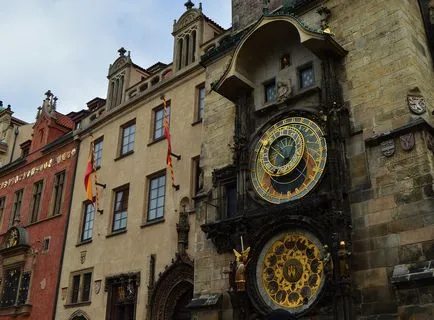 Old Town Square Тин църква, Старото кметство, Прага Астрономически часовник