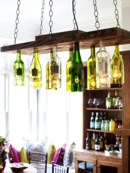 Стъклена бутилка като творчески материал 13 интересни идеи за дома и градината - Fair