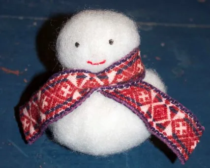 Снежен човек syntepon на свои ръце, vedrussa
