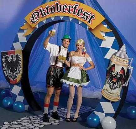 Scenariul de bere pentru petreceri în stilul Oktoberfest