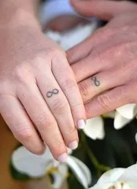 Tetoválás a gyűrűsujj