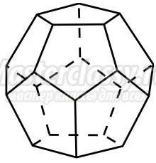 Schema de Origami „dodecaedru“