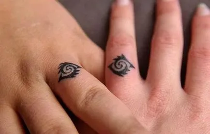 Tetoválás formájában jegygyűrű