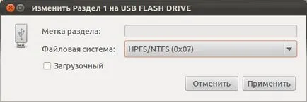 Ubuntu форматирате USB флаш устройството в NTFS, подарък, сувенир пръчка на рок