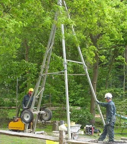 Kábel-fúrási technológia saját kezűleg