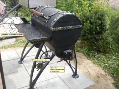 Universal căldărar-afumătoare - concurs de sudori „BBQ dvs. propriile mâini“ - un forum de sudori