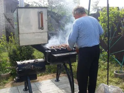 Universal căldărar-afumătoare - concurs de sudori „BBQ dvs. propriile mâini“ - un forum de sudori