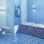 A falak a fürdőszobában a választott anyagok és szerelési