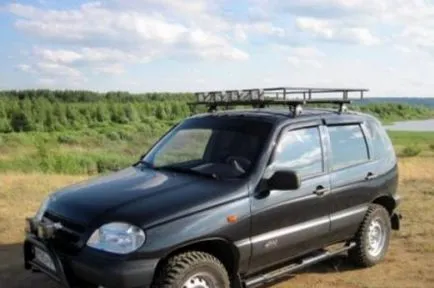 Instalarea burduful pe acoperiș Chevrolet Niva