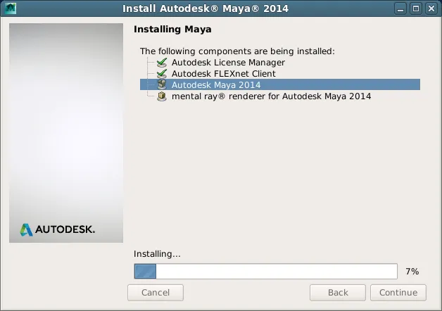 Telepítése Autodesk Maya CentOS 6