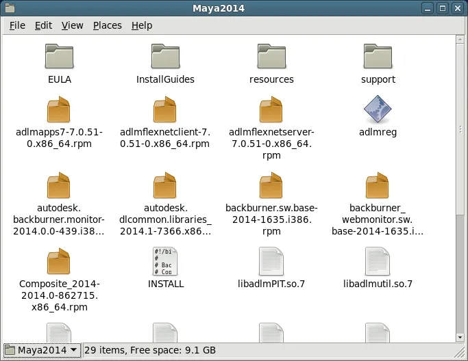 Telepítése Autodesk Maya CentOS 6