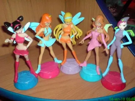 Egy csodálatos gyűjteménye figurák Winx - szeptember 20, 2012 - Winx helyszínen