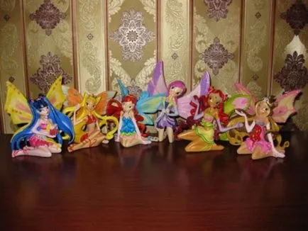 Egy csodálatos gyűjteménye figurák Winx - szeptember 20, 2012 - Winx helyszínen
