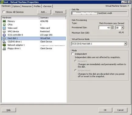 Reducerea dimensiunii virtuale de disc în ESXi