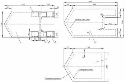 Mitten „la lopata Model de constructii