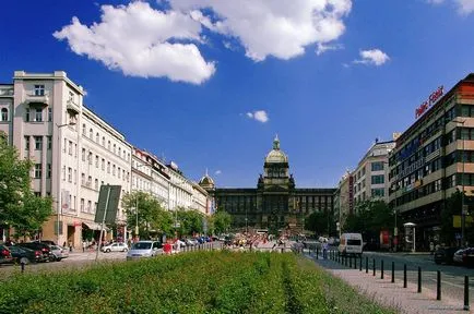 A prágai Vencel tértől, a történelem, irányokat, képek és videó