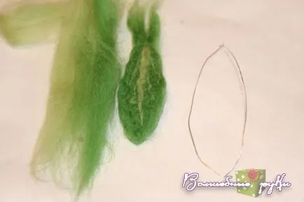 Felting crin pe un cadru - mâini magice