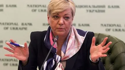 Ólom a gazdaságban - Gontareva a hrivnya árfolyama - szándékosan nem hiszem