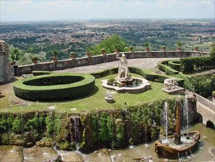 Villa d'Este (villa d este) Róma, Olaszország