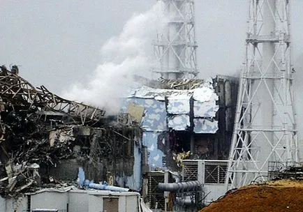 Експлозия във Фукушима, която беше причината за инцидента