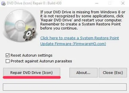 A Windows 10 nem látja a DVD-meghajtó - hogyan oldja meg a problémát