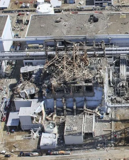 Експлозия във Фукушима, която беше причината за инцидента