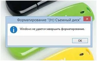 Windows не може да завърши като формат