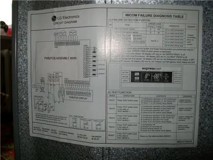 Hűtőszekrény lg ga-4498tma, a fagyasztóban dep