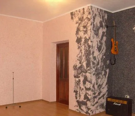 tapet lichid în interiorul apartamentului beneficiază foto