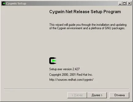 telepítése cygwin