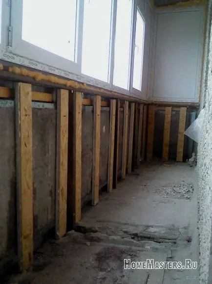 Încălzirea de la balcon cu mâinile, școală de reparații școală de reparații