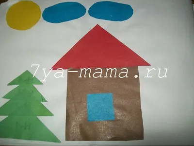 Aplicarea hartie simpla casa, familia și mama