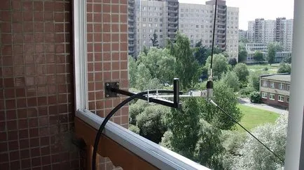 Антената на балкон Q, любителски, сателитна чиния
