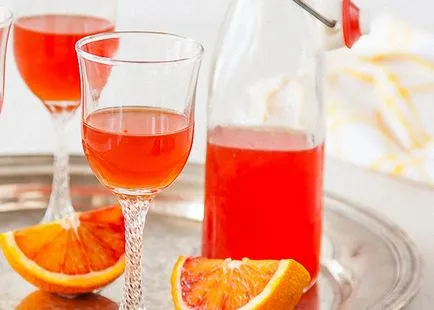 Orange rețete lichior tincturi la alcool pe o portocală