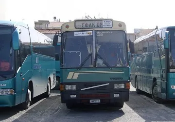 Автобус Ретимно (Крит) маршрути до Ираклион и Ханя, графикът