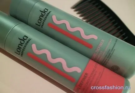 Grup de Crossfashion - Londa Curl Definer șampon și balsam pentru revizuire par cret si sfaturi