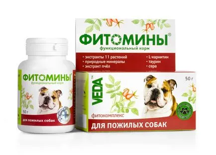 Veda - tehnologie de sanatate naturale - o noutate! „Fitominy® cu fitocomplex pentru animale mai mari“