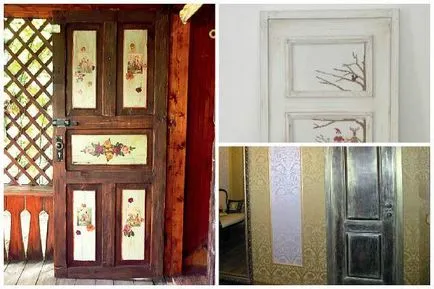 Usi decorative cu mâinile lor Cum de a decora o ușă veche - viața mea