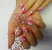 Nail design csillogás, fotó és videó lépésről lépésre