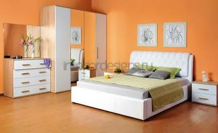 Design-Orange dormitor - opțiuni de design pentru un interior dinamic