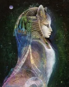 Египетски богиня Бастет, египтянина котка-богиня Бастет
