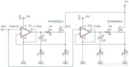 sarcină electronice cu reglarea curentului