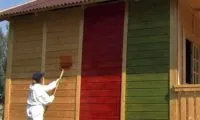 Kültéri festék, fa kültéri festési technológia